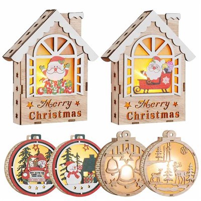 Drewniane ozdoby świąteczne